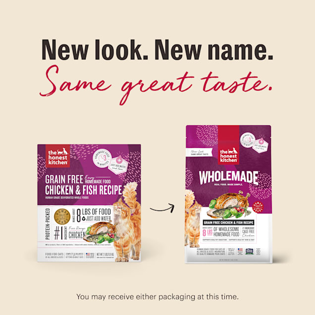 The Honest Kitchen Wholemade Dehydrated Grain Free Chicken & Fish