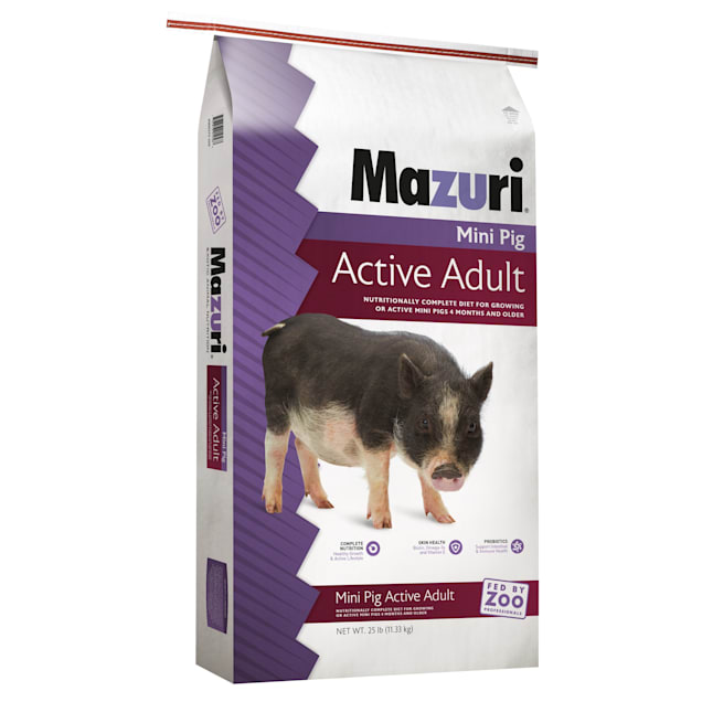 Mazuri Mini Pig Active Adult Food, 25 lbs. - Carousel image #1