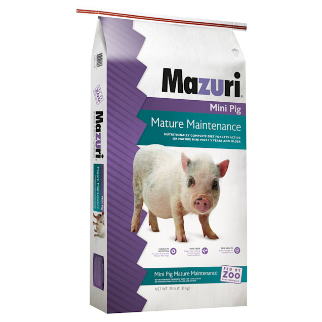 Mazuri Mini Pig Mature Maintenance Food, 25 lbs. - Carousel image #1