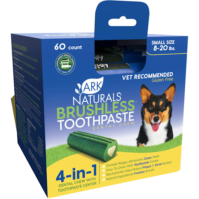 Ark Naturals Brushless Dispenser Box Toothpaste for Small Dogs 60 count Petco