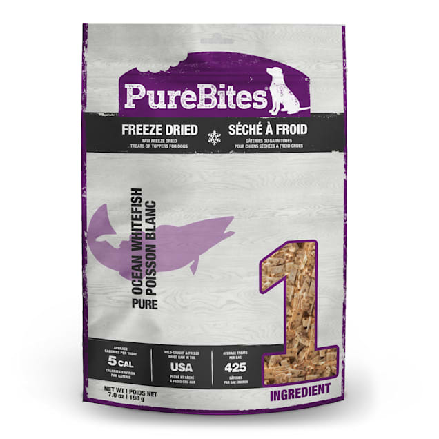 Purebites Ocean Whitefish Dog Treats, 7 oz. - Carousel image #1