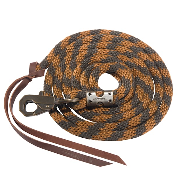 Carhartt Brown/Dark Brown Rope Lead for Horses