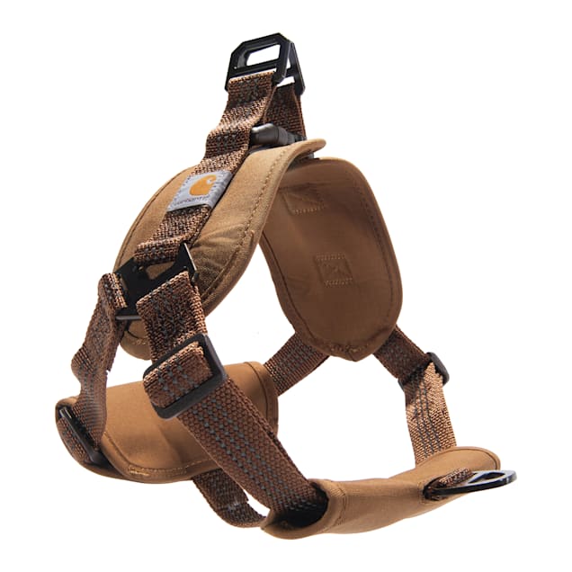 Carhartt Brown Nylon Duck Training Dog Harness, Large Petco