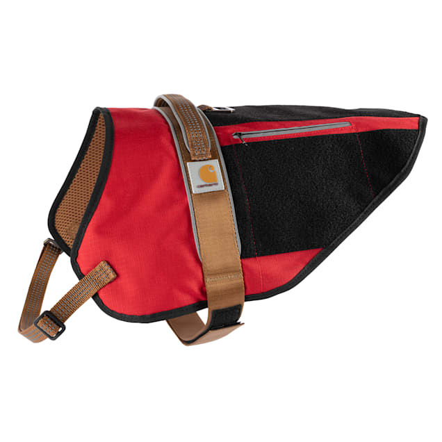 Carhartt Red/Brown Service Dog Harness, Small