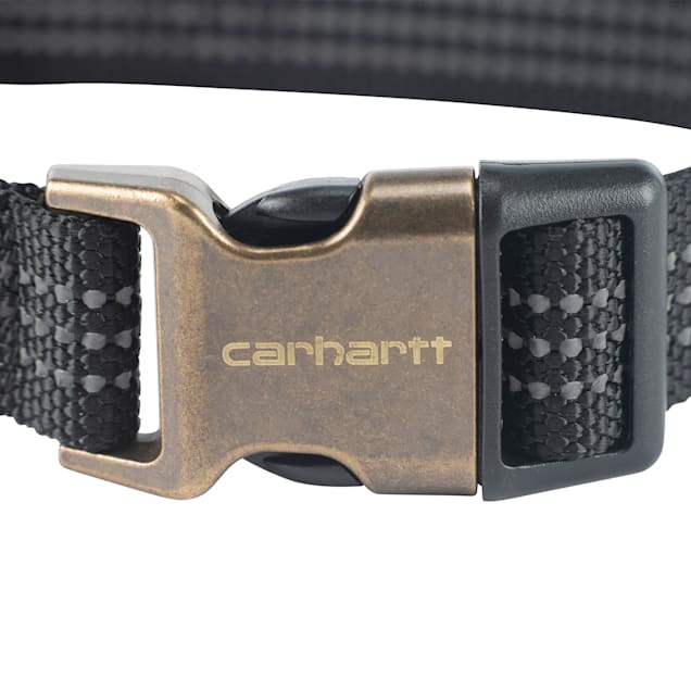 Carhartt Black Dog Collar Medium Petco