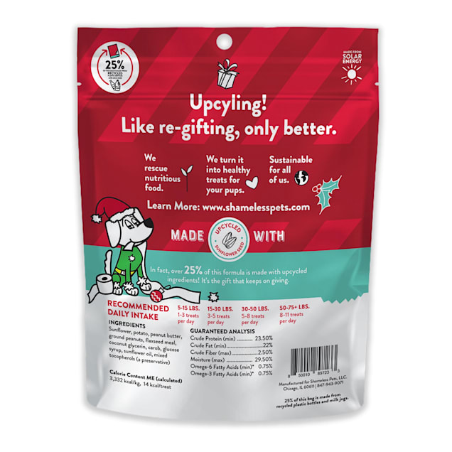 Shameless Pet Treats Naughty Soft-Baked Carob & Peanut Butter Flavor for  Dogs, 6 oz.