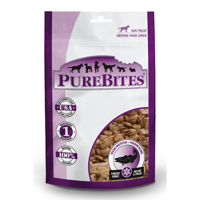 Purebites Ocean Whitefish Dog Treats, 3.7 oz. - Carousel image #1