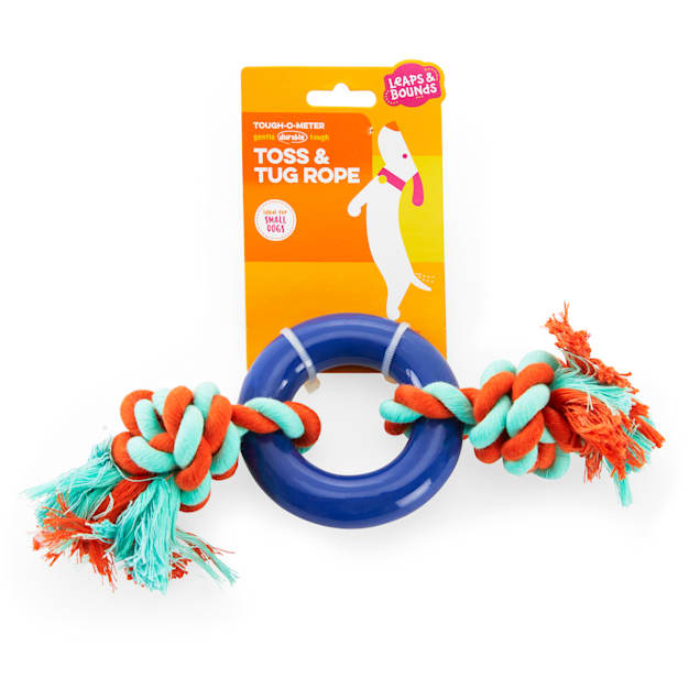 Leaps & Bounds Rope with TPR Ring Dog Toy - Carousel image #1