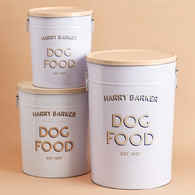 Tin dog food storage containers sales