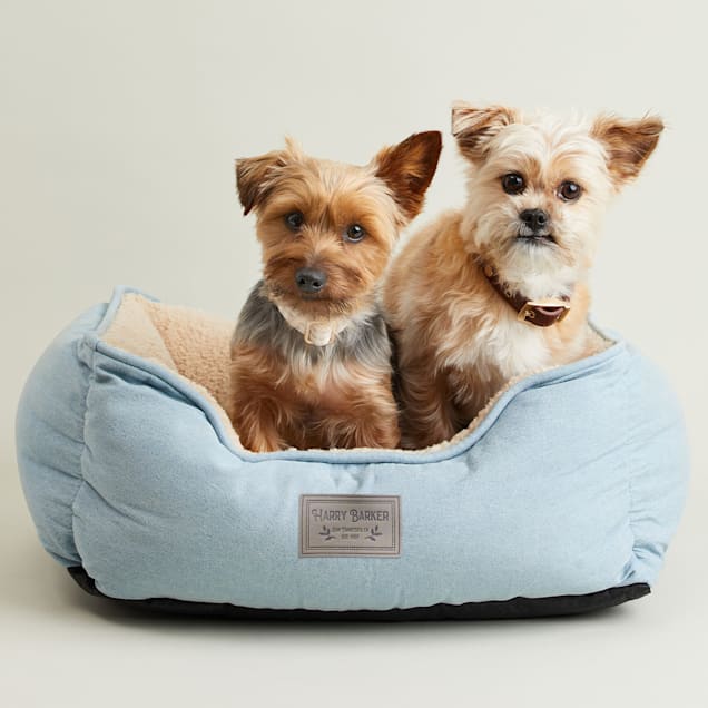 Harry Barker Cozy Sherpa Chambray Bed for Dogs 24