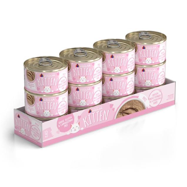 Weruva Kitten Pate Chicken Breast Formula in a Hydrating Puree Wet