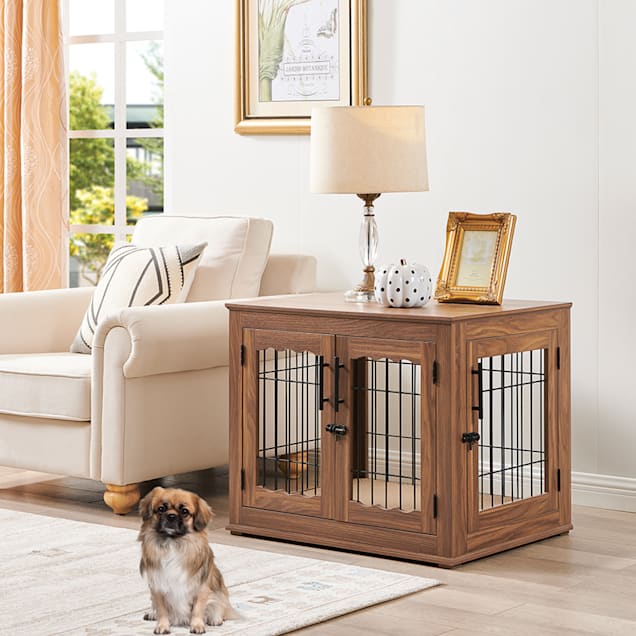Bed with dog kennel sale
