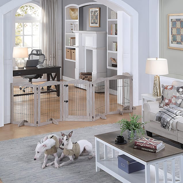 6 panel dog gate top