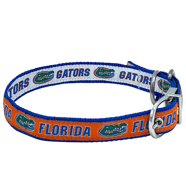 Pets First University of Florida Reversible Dog Collar, Medium - Carousel image #1