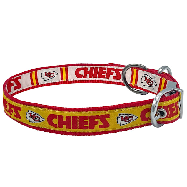 Pets First Kansas City Chiefs Reversible Dog Collar, Medium