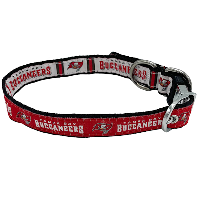 Pets First Tampa Bay Buccaneers Reversible Dog Collar, Medium - Carousel image #1