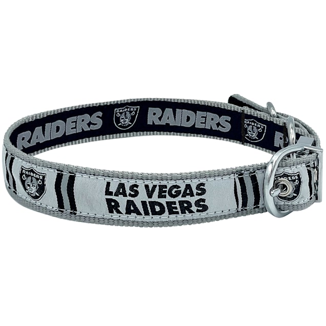 Las Vegas Raiders Small 9.5 - 13 Inch Dog Collar