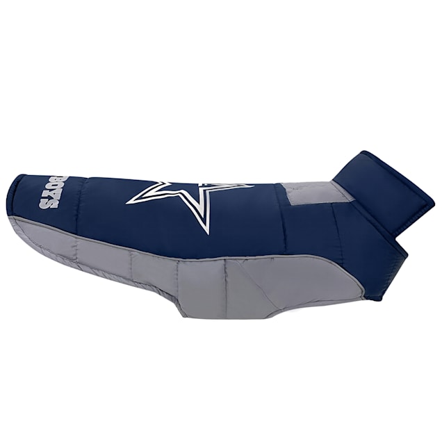Pets First NFL NFC Puffer Vest For Dogs Small Dallas Cowboys Petco