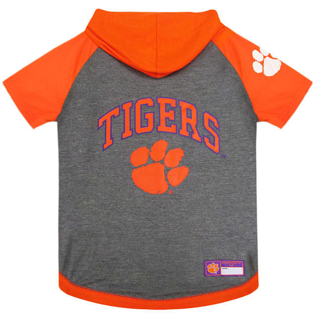 Pets First Clemson University Hoodie Tee Shirts for Dogs, X-Small - Carousel image #1