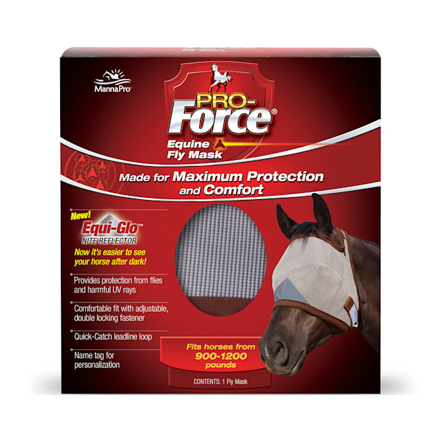 Manna Pro Pro-Force Equine Fly Mask - Carousel image #1
