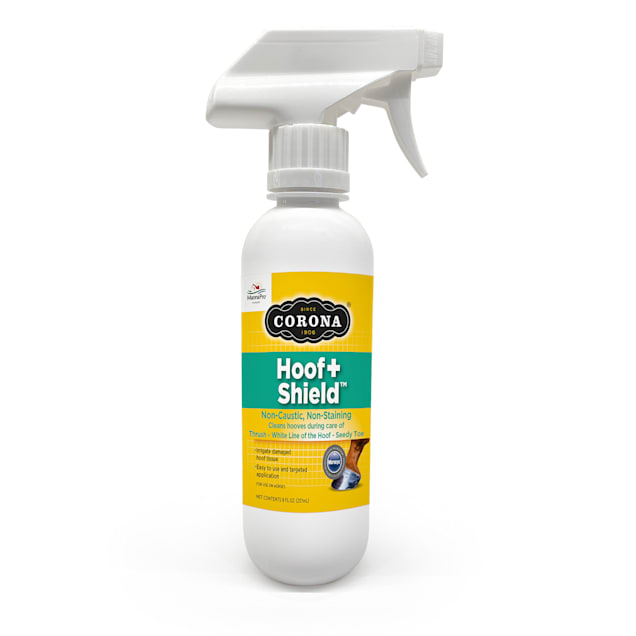 Corona Non-Staining, Non-Caustic Hoof+Shield Spray for Horses, 8 fl. oz. - Carousel image #1