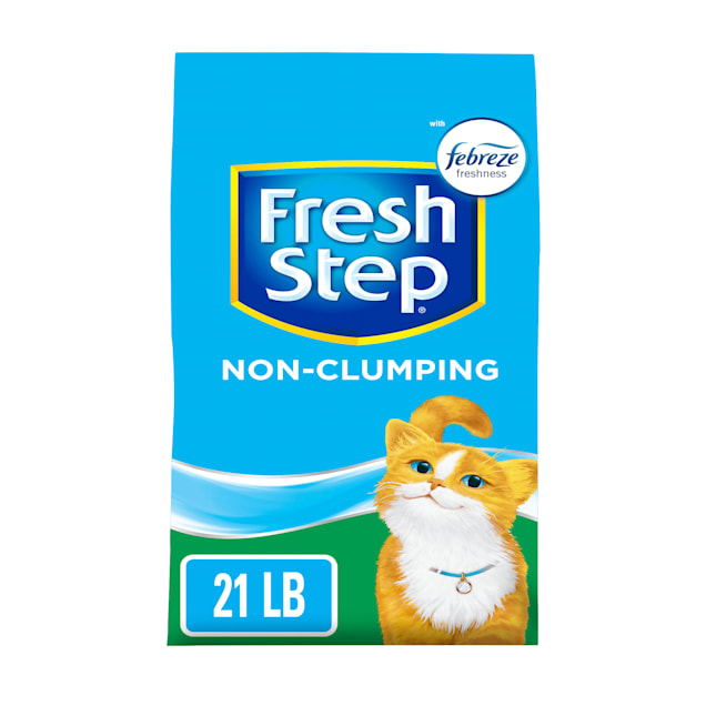 Fresh Step Non-Clumping Premium Scented Cat Litter with Febreze Freshness, 21 lbs. - Carousel image #1