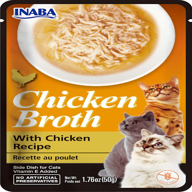 Inaba Chicken Broth with Chicken Recipe Cat Treats, 1.76 oz. - Carousel image #1