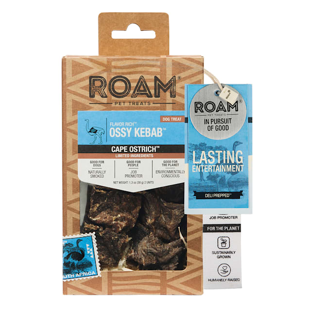ROAM Ossy Kebab Dog Treats, 1.3 oz., Pack of 2 - Carousel image #1