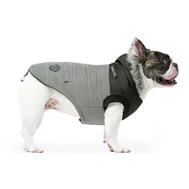 Canada Pooch True North Reflective Dog Parka 3XS Black