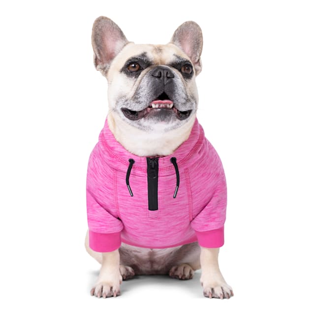 Canada Pooch Spacedye Hero Dog Hoodie Pink Size 10, XX-Small - Carousel image #1