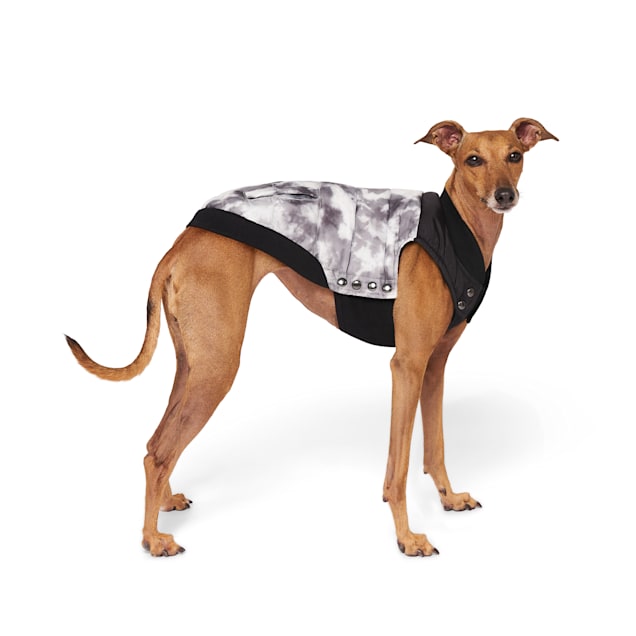 Canada Pooch Summit Stretch Dog Vest Grey Tie Dye Size 8, 3X-Small - Carousel image #1