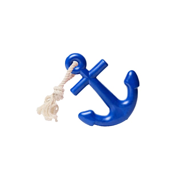 Waggo Navy Anchor Dog Toy, X-Small - Carousel image #1