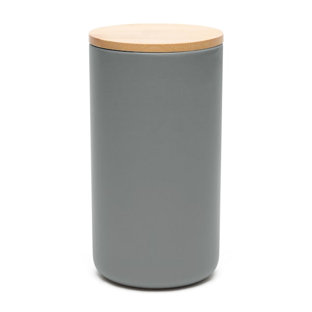 Waggo Dolphin Simple Solid Dog Treat Jar - Carousel image #1