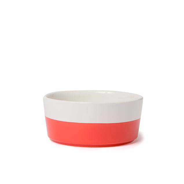 Waggo Cherry Ceramic Dipper Dog Bowl, 2 Cup - Carousel image #1