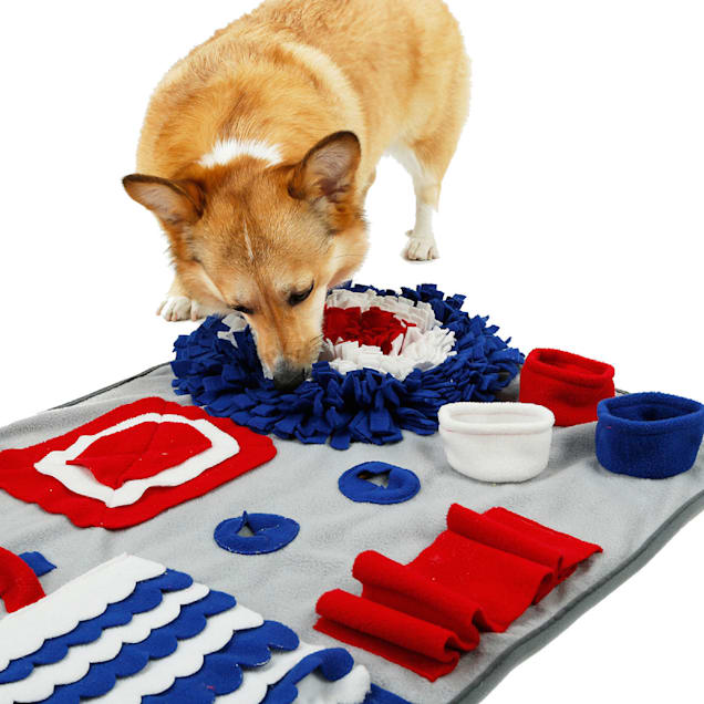 Pet Life Grey Sniffer Snack Interactive Feeding Pet Snuffle Mat