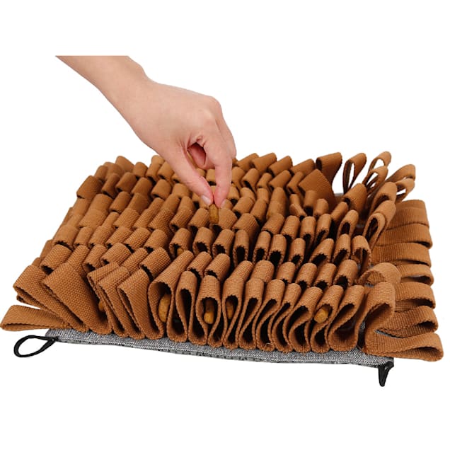 Pet Life Brown Sniffer Grip Interactive Anti Skid Suction Pet