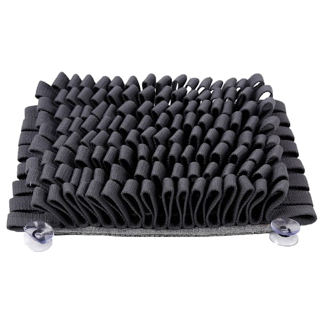 Pet Life Grey 'Sniffer Grip' Interactive Anti-Skid Suction Pet Snuffle Mat,  11.41 L X 11.41 W