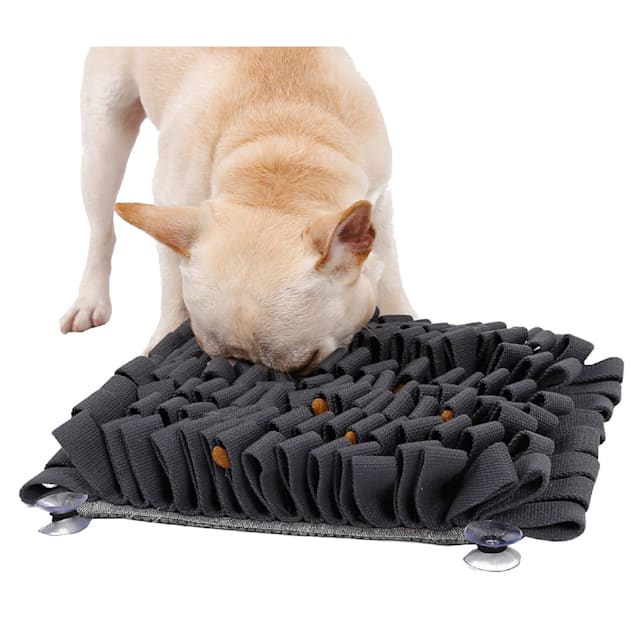 Long snuffle mat with seven different activities