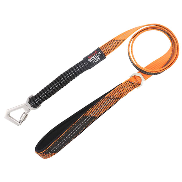 Pet Life Orange 'Geo-prene' 2-in-1 Shock Absorbing Neoprene Padded  Reflective Dog Leash and Harness, Small