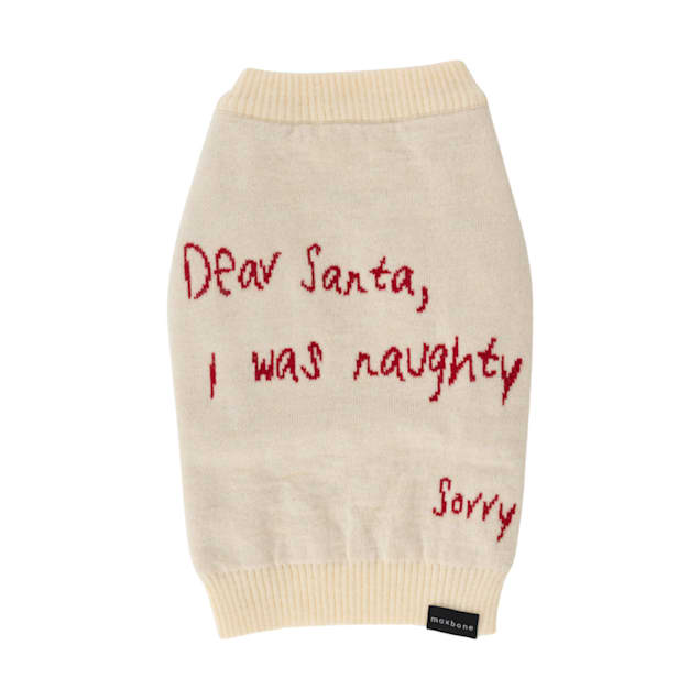 maxbone Dear Santa Christmas Dog Sweater XX Large