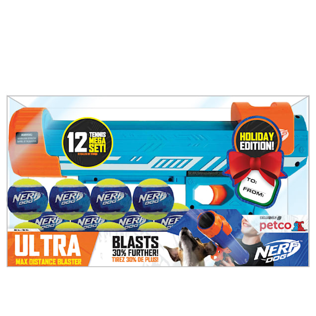 Nerf Ultra Blaster Gift Set with 2" Camo Squeak Tennis Ball Dog Toy, Large, Pack of 12 - Carousel image #1