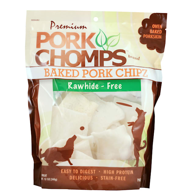 Pork Chomps Baked Pork Chipz Dog Chews, 12 oz. - Carousel image #1