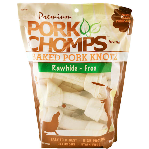 Pork Chomps Baked Knotted 6
