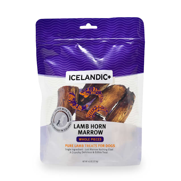 Icelandic+ Lamb Marrow Whole Pieces Dog Treats, 3.5 oz. - Carousel image #1