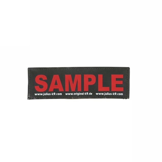 Julius K9 Custom Made Red Patch for Dogs Small Petco