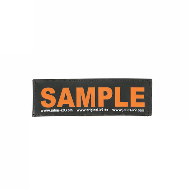 Julius K9 Custom Made Orange Patch for Dogs Small Petco