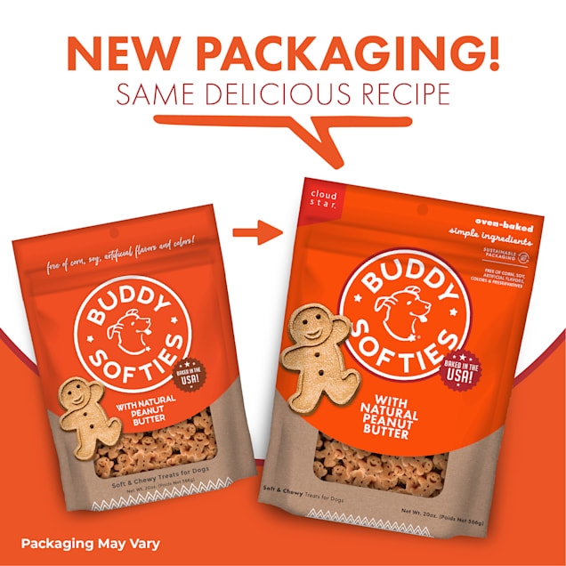 Buddy Biscuits Peanut Butter Soft Chewy Dog Treats 20 oz