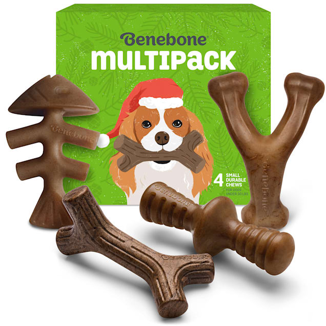 Benebone Holiday Dog Toy, Pack of 4, Small - Carousel image #1
