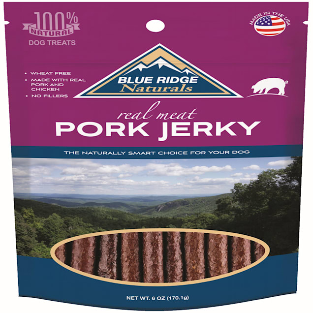 Blue Ridge Naturals Pork Jerky Dog Treats, 6 oz. - Carousel image #1
