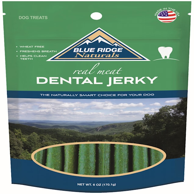 Blue Ridge Naturals Dental Jerky Dog Treats, 6 oz. - Carousel image #1